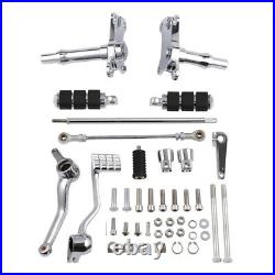 Forward Controls Pegs Lever Linkage Kit Fit For Harley Sportster 883 1200 91-03