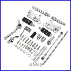 Forward Controls Pegs Lever Linkage Kit Fit For Harley Sportster 883 1200 91-03