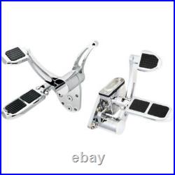 GMA Chrome Billet Forward Control Master Cylinder Harley 86-99 Softail FLST FXST