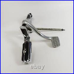 Genuine 1991-17 Harley Dyna OEM Forward Mid Control Brake Pedal & Mount Set