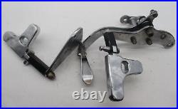 Harley Davidson Shovelhead Chrome Forward Foot Controls Mounts with Unique Pegs