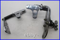 Harley Davidson Shovelhead Chrome Forward Foot Controls Mounts with Unique Pegs