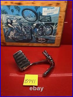 Harley Dyna Forward Control Bracket Right Side Brake Pedal Chrome Wideglide Oem