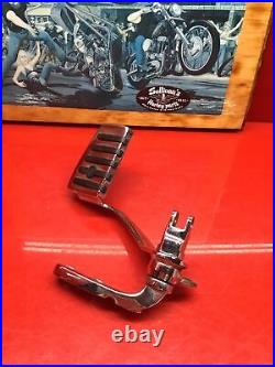 Harley Dyna Forward Control Bracket Right Side Brake Pedal Chrome Wideglide Oem