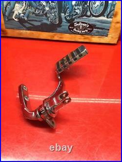 Harley Dyna Forward Control Bracket Right Side Brake Pedal Chrome Wideglide Oem