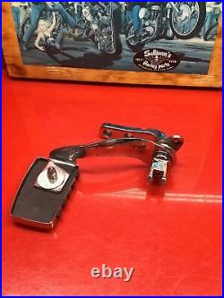 Harley Dyna Forward Control Bracket Right Side Brake Pedal Chrome Wideglide Oem