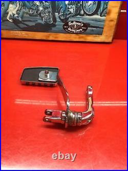 Harley Dyna Forward Control Bracket Right Side Brake Pedal Chrome Wideglide Oem