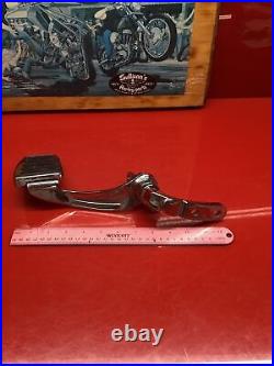 Harley Dyna Forward Control Bracket Right Side Brake Pedal Chrome Wideglide Oem