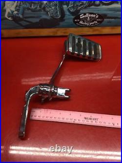 Harley Dyna Forward Control Bracket Right Side Brake Pedal Chrome Wideglide Oem