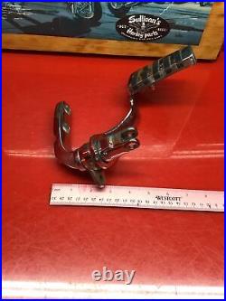 Harley Dyna Forward Control Bracket Right Side Brake Pedal Chrome Wideglide Oem