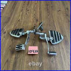 Harley Dyna Forward Controls Chrome Parts Lot Missing Brake Linkage Kuryakyn Peg