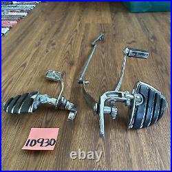 Harley Dyna Forward Controls Chrome Parts Lot Missing Brake Linkage Kuryakyn Peg