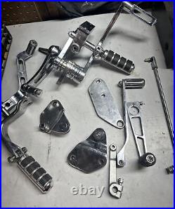 Mid Controls Parts Lot 4 Harley Davidson Sportster Softail Dyna Billet Forward