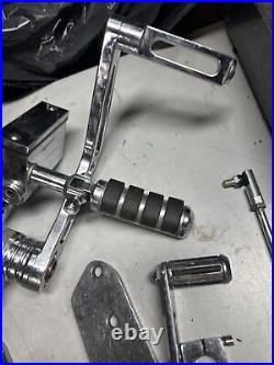 Mid Controls Parts Lot 4 Harley Davidson Sportster Softail Dyna Billet Forward