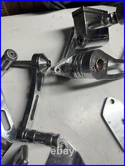 Mid Controls Parts Lot 4 Harley Davidson Sportster Softail Dyna Billet Forward