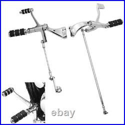 NEW Chrome Forward Control Pegs Levers Linkages For Harley Sportster 883 Custom