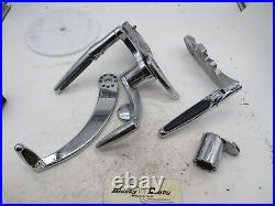 Set of Chrome Custom Forward Control Set for Harley Davidson Softail