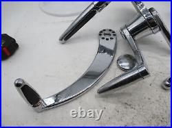 Set of Chrome Custom Forward Control Set for Harley Davidson Softail