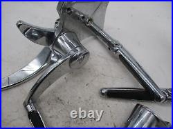 Set of Chrome Custom Forward Control Set for Harley Davidson Softail