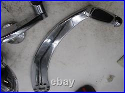 Set of Chrome Custom Forward Control Set for Harley Davidson Softail