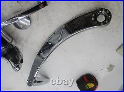 Set of Chrome Custom Forward Control Set for Harley Davidson Softail