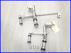 Silver Forward Controls Foot Peg Kits Fit For Harley Dyna Super Glide 2000-2015