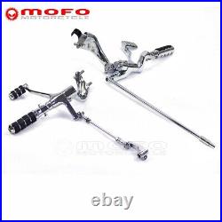 Steel Forward Control Peg Kit For Harley XL883 Forty Eight Seventy Two XL1200